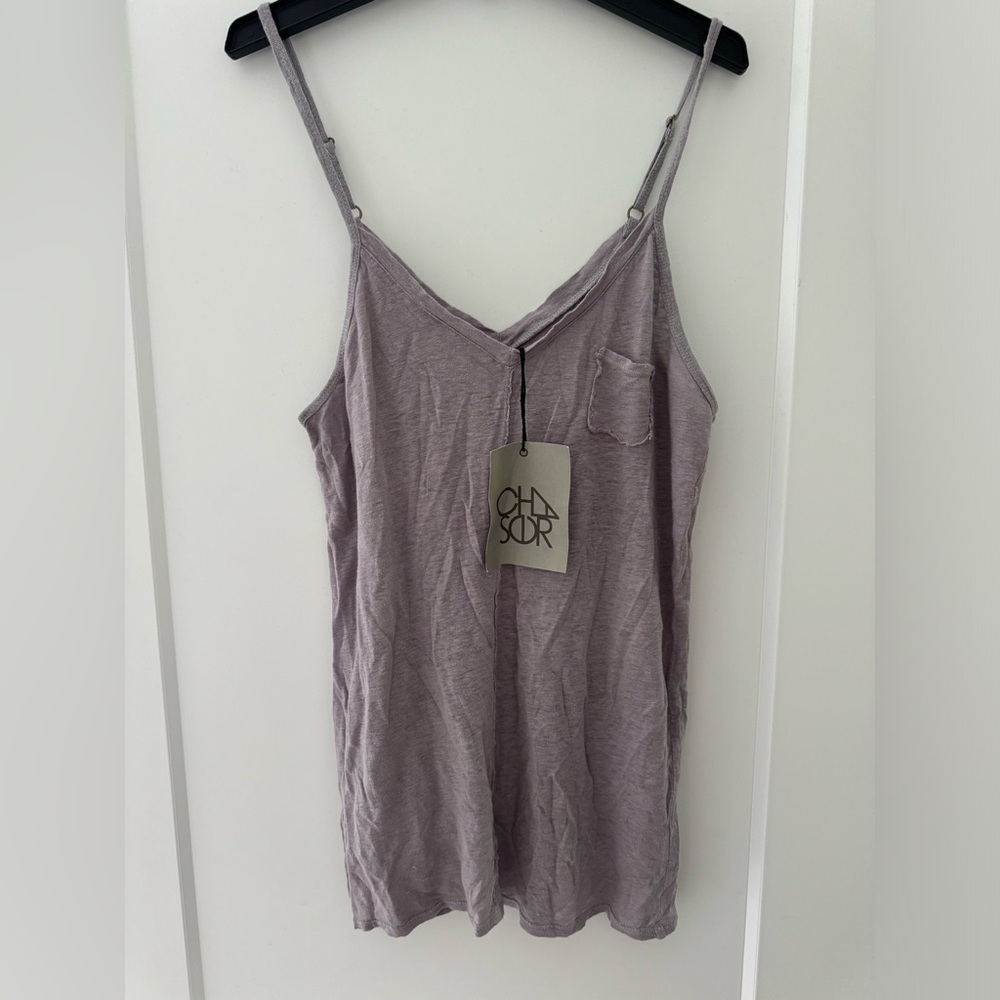 Chase size small purple tank top with adjustable straps. NWT